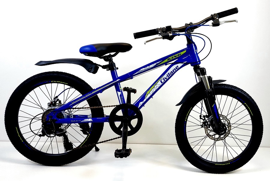 Велосипед 20" ТМ Civilane, KING MD, рама 11.6" BLUE/GREEN