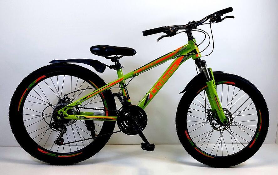 Велосипед 24" ТМ Civilane, FLIER DISC, рама 13" GREEN/ORANGE