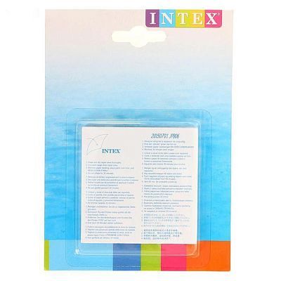 INTEX Ремонтный комплект для бассейнов и надувных изделий 7*7см.6шт,49см2 59631NP