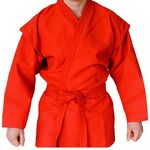 Куртка самбо С4 красн рифл плот350-450 200-1 р.6,5