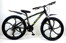 Велосипед 26" ТМ Civilane, HARD MD (литые диски), рама 15" BLACK/GREEN